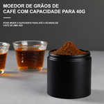 Moedor de Café Manual Profissional em Aço Inoxidável - Casa Terroir