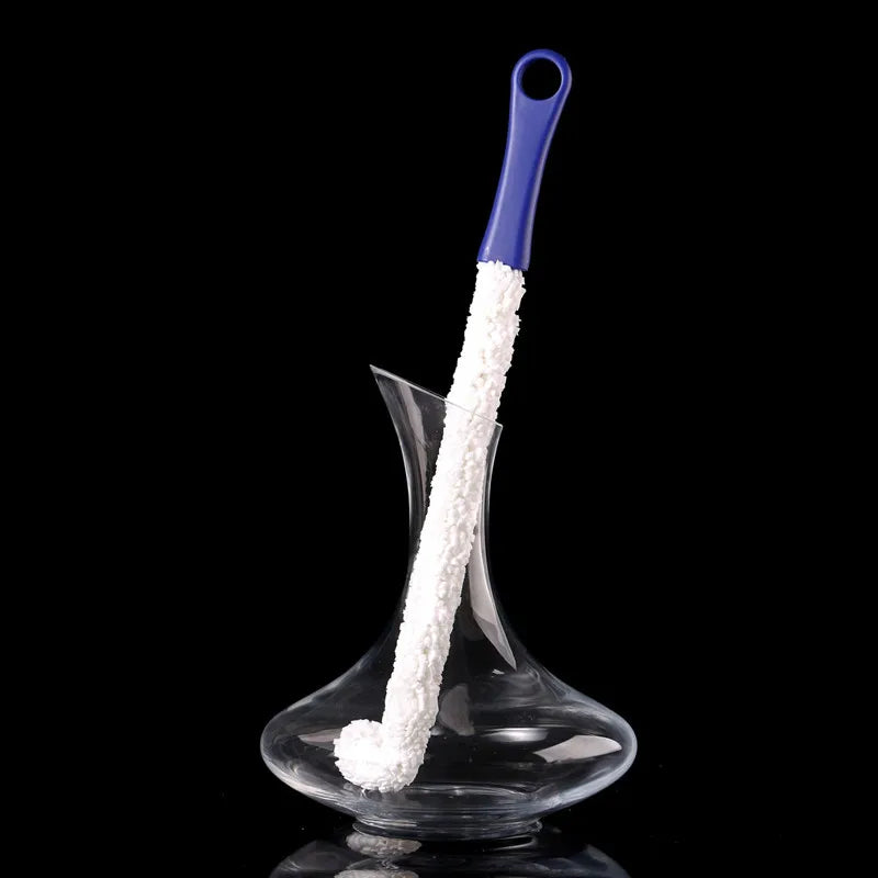 Multi-função Longa Escova De Limpeza Decanter Garrafa De Espuma Bar De Vidro De Vinho Limpador De Cozinha Flexível, macio, longo Escova De Copo De Limpeza