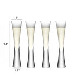 Copos de champanhe sem alças, copos transparentes com glitter, bolha de vinho, tulipa, coquetel para bar, festa, presente, casamento, copos de vinho espumantes