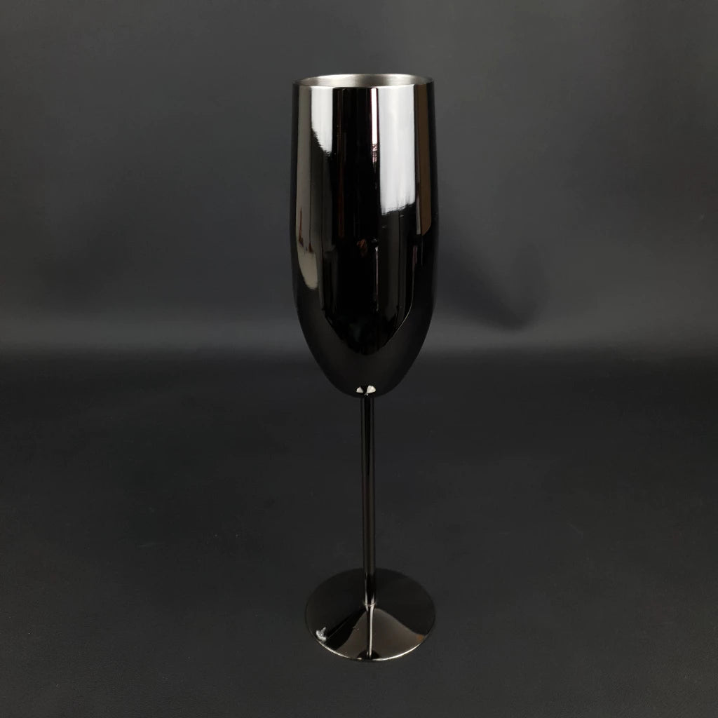 Taças de Champanhe em Aço Inoxidável