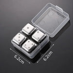 Pedras de uísque reutilizáveis, cubos de gelo de aço inoxidável, refrigerador de vinho de congelamento rápido, pelotas de metal de qualidade alimentar, acessórios de bar refrigerador de cerveja