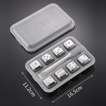 Pedras de uísque reutilizáveis, cubos de gelo de aço inoxidável, refrigerador de vinho de congelamento rápido, pelotas de metal de qualidade alimentar, acessórios de bar refrigerador de cerveja