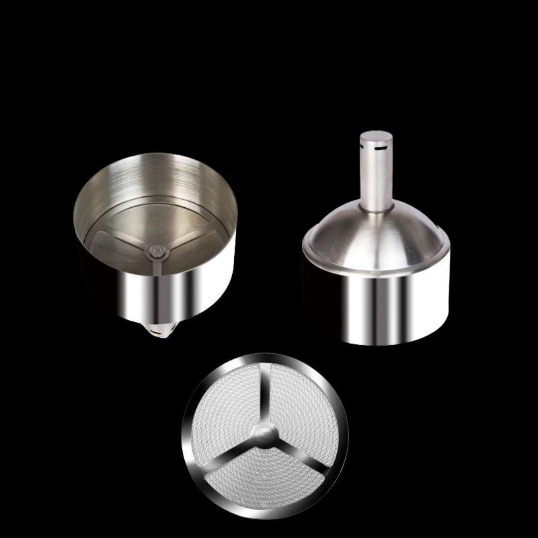 Aerador do vinho do aço inoxidável, Funil com filtro do sedimento, Chuveiro