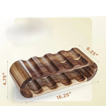 Madeira maciça dupla camada cremalheira do vinho, cremalheira do vinho tinto, cremalheira de exposição da garrafa, restaurante bar mesa, ornamentos estilo europeu