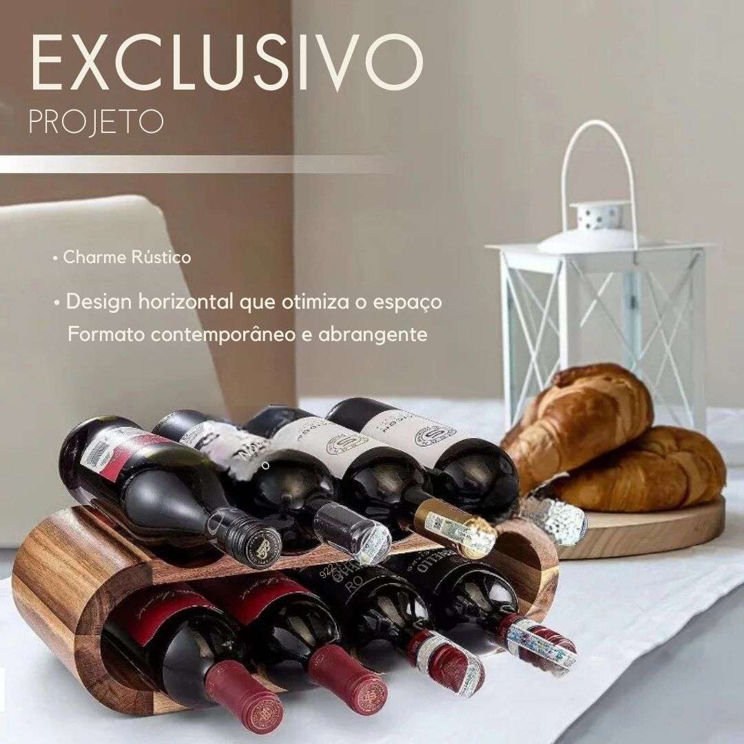 Madeira maciça dupla camada cremalheira do vinho, cremalheira do vinho tinto, cremalheira de exposição da garrafa, restaurante bar mesa, ornamentos estilo europeu