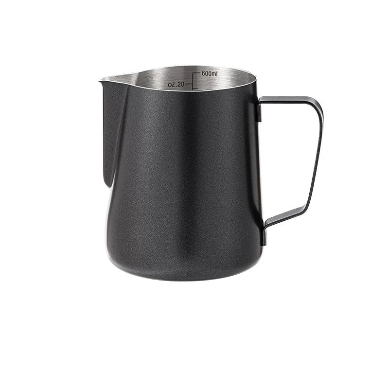 Café Leite Espuma Jarro, Latte Art, Frother Pitcher, Aço inoxidável, Medição Jarro, Espresso Barista Tool, Acessórios de café