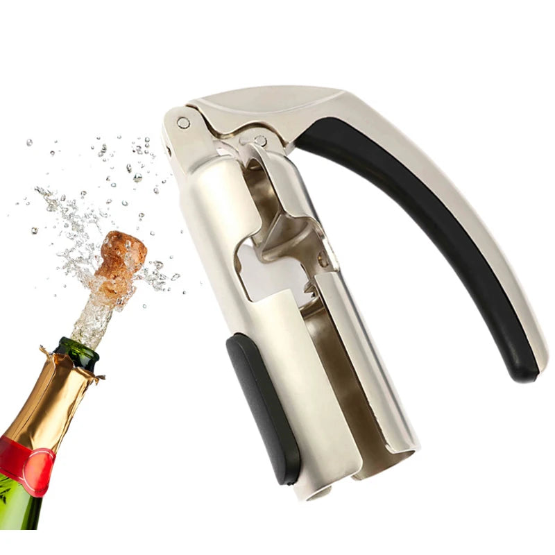 Profissional saca-rolhas champanhe, vinho novo abridor de garrafa, espumante vinho cortiça extrator, casa Bar champanhe saca-rolhas, cozinha Gadgets