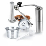 Reutilizáveis Filtros De Café De Aço Inoxidável, Filtros De Café para K-fee Tchibo Cafissimo, Máquina De Café, Recarregáveis Cafe Cápsula Pod Tamper