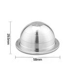 ICafilas-Reutilizáveis Vertuo Café Cápsula para Nespresso, Aço Inoxidável, Máquina de Café Vertuoline, G1