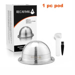 ICafilas-Reutilizáveis Vertuo Café Cápsula para Nespresso, Aço Inoxidável, Máquina de Café Vertuoline, G1