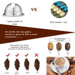 ICafilas-Reutilizáveis Vertuo Café Cápsula para Nespresso, Aço Inoxidável, Máquina de Café Vertuoline, G1