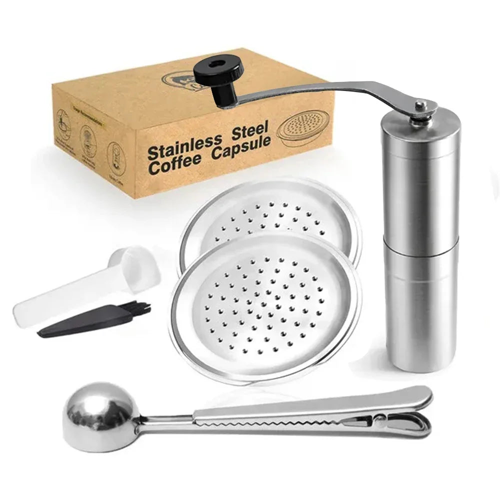 ICafilas-Cápsula Reutilizável Café para Senseo, Filtro de Aço Stianless, Espresso Compatível com Máquina Philips