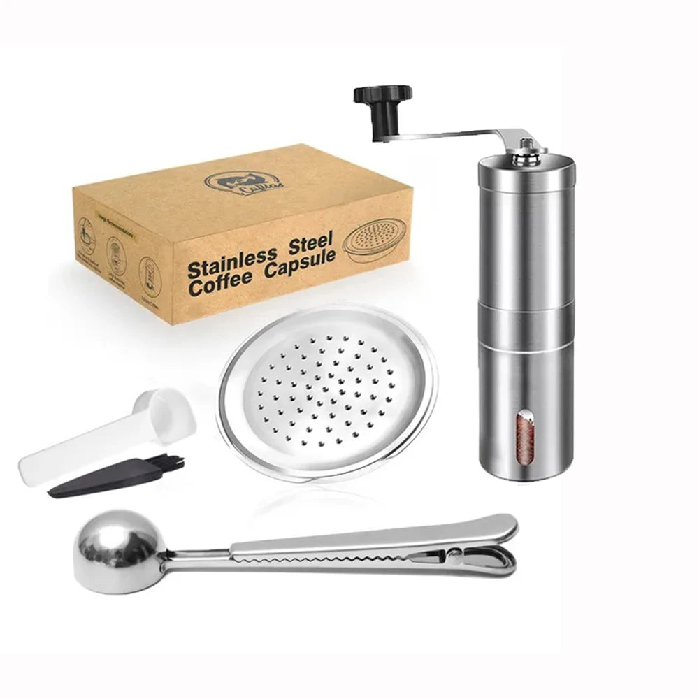 ICafilas-Cápsula Reutilizável Café para Senseo, Filtro de Aço Stianless, Espresso Compatível com Máquina Philips