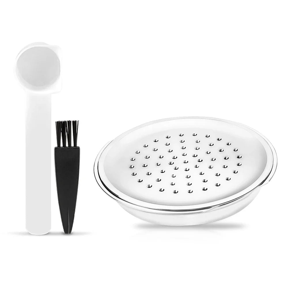 ICafilas-Cápsula Reutilizável Café para Senseo, Filtro de Aço Stianless, Espresso Compatível com Máquina Philips