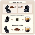 Adaptador café reutilizável para cápsula Genio S, Dolce Gusto, Piccolo Machine Acessórios