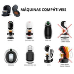 Adaptador café reutilizável para cápsula Genio S, Dolce Gusto, Piccolo Machine Acessórios