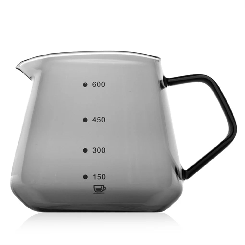 Servidor de café de vidro 600ml, reutilizável, chá gelado, bebida, gotejamento, pote de acampamento doméstico, acessórios para bebidas