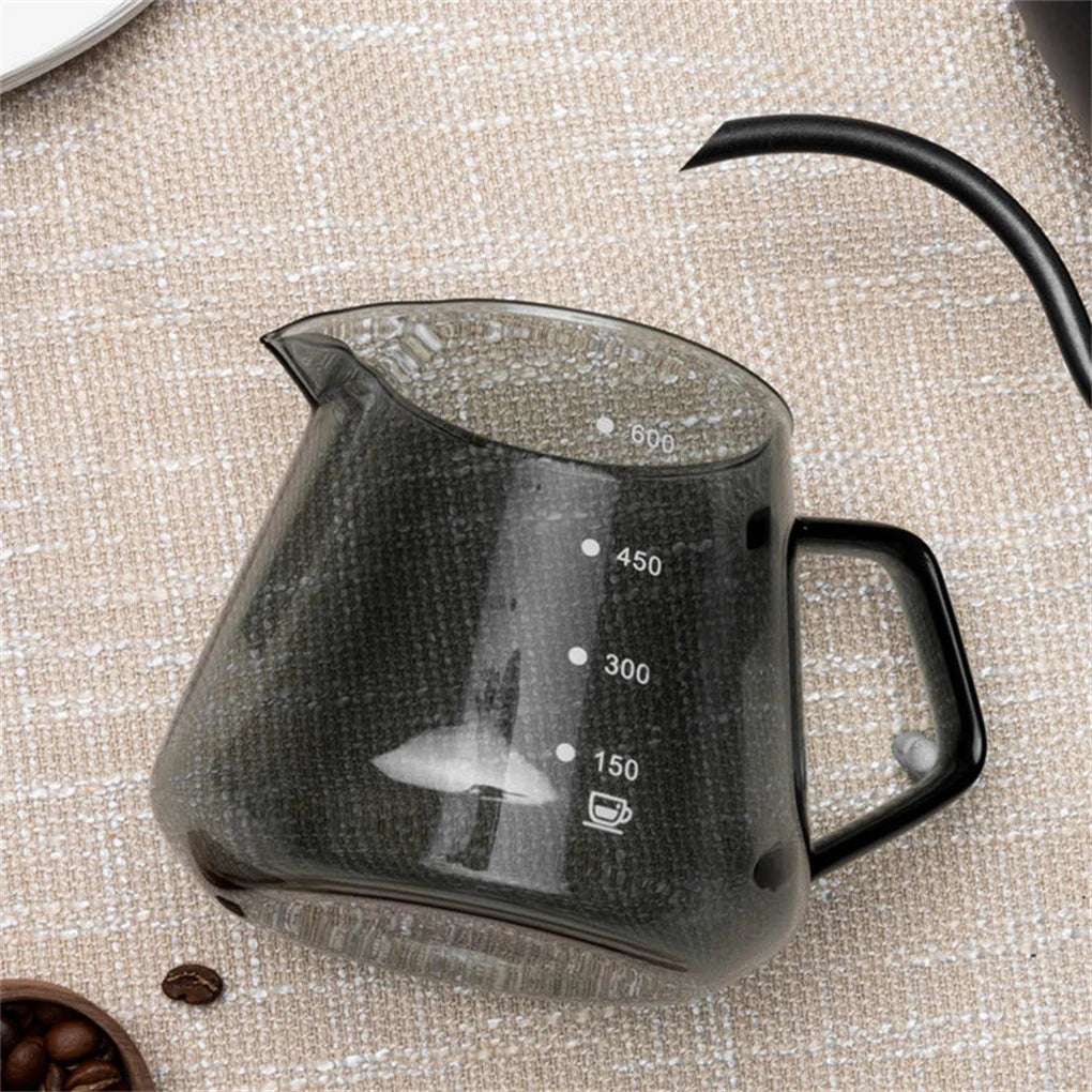 Servidor de café de vidro 600ml, reutilizável, chá gelado, bebida, gotejamento, pote de acampamento doméstico, acessórios para bebidas