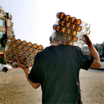 Portable Coffee Beans Tanque De Armazenamento, Moedor De Café, Recipiente Em Pó, Vidro Espessado, Seal Latas, Jarra Selada, 130ml