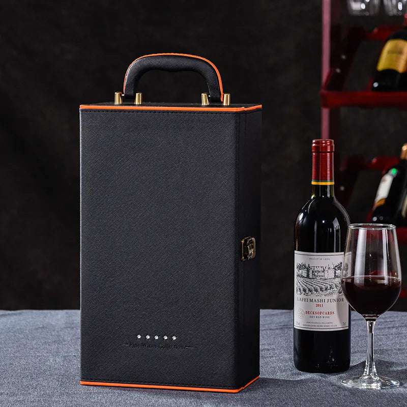 Caixa de embalagem do presente do vinho tinto, Strass simples e duplo, Universal Packaging Box
