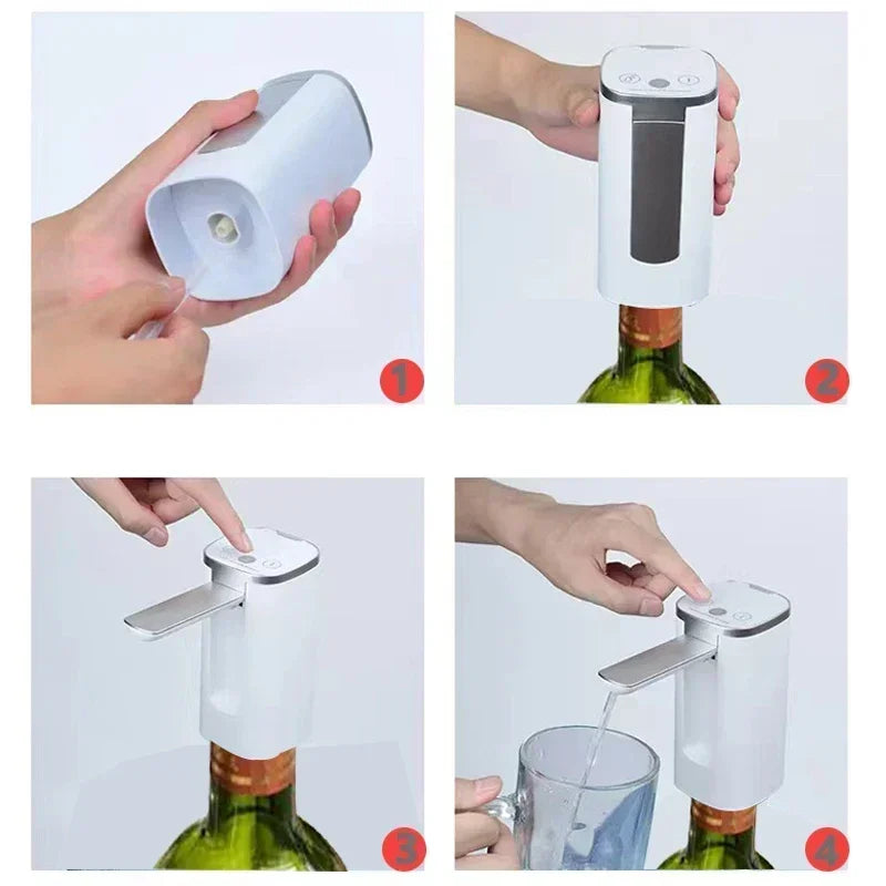 Dispensador automático de álcool, profissional, dispensador de bomba de uísque de alta qualidade, bomba de licor, decantador de vinho ajustável e dobrável