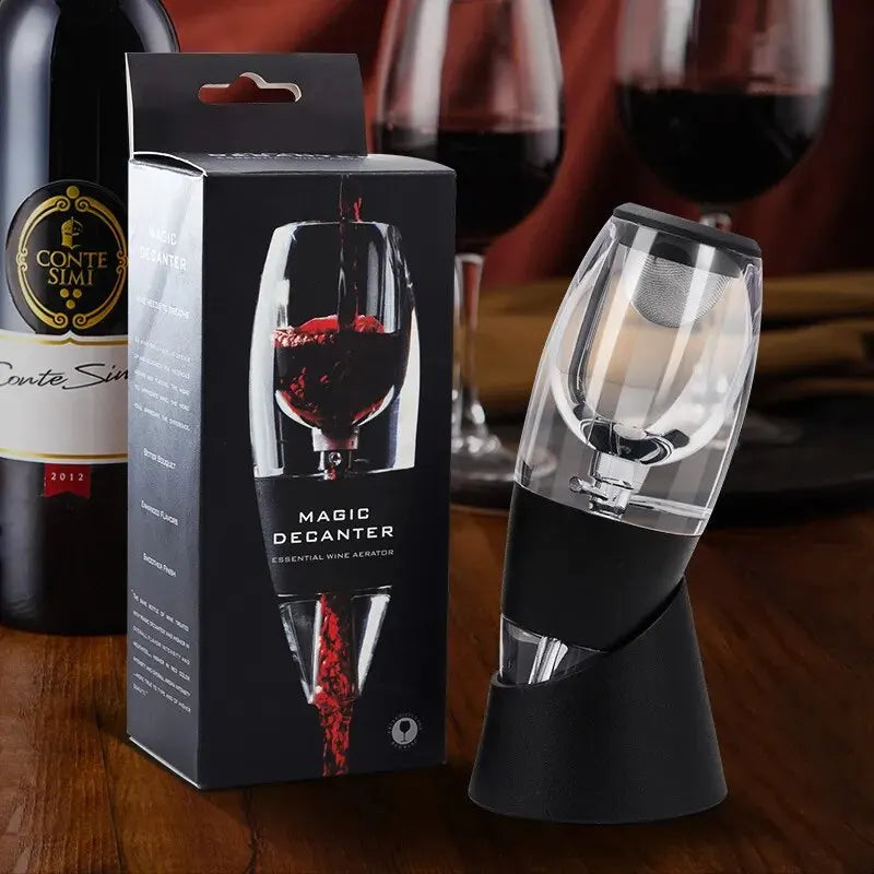 '-dispensador de vino con filtro de decantador rápido creativo, dispensador de vino tinto para el hogar, juego de vino tinto para Bar y fiesta