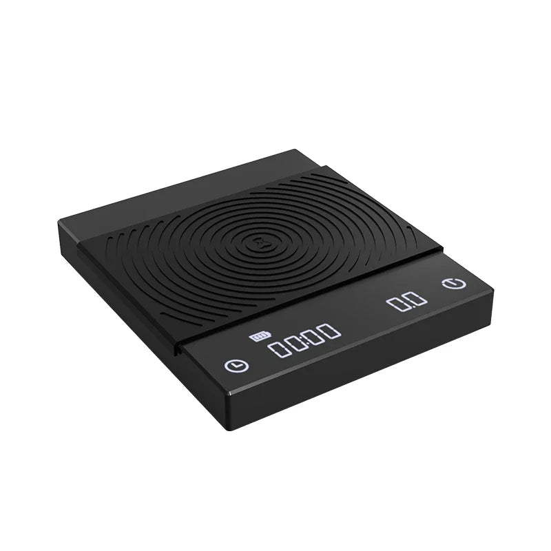 Timemore-Mini Balança de Cozinha Digital com USB, Espelho Preto, Basic Up, Café, Comida, Tempo, Peso Leve, Loja, Novo