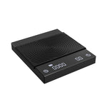 Timemore-Mini Balança de Cozinha Digital com USB, Espelho Preto, Basic Up, Café, Comida, Tempo, Peso Leve, Loja, Novo