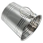 Balde De Gelo Portátil De Aço Inoxidável, Recipiente De Gelo Ao Ar Livre, Vinho e Cerveja Refrigerador, Ice Tong para Festa, Cubo De Gelo Titular, 1.5L