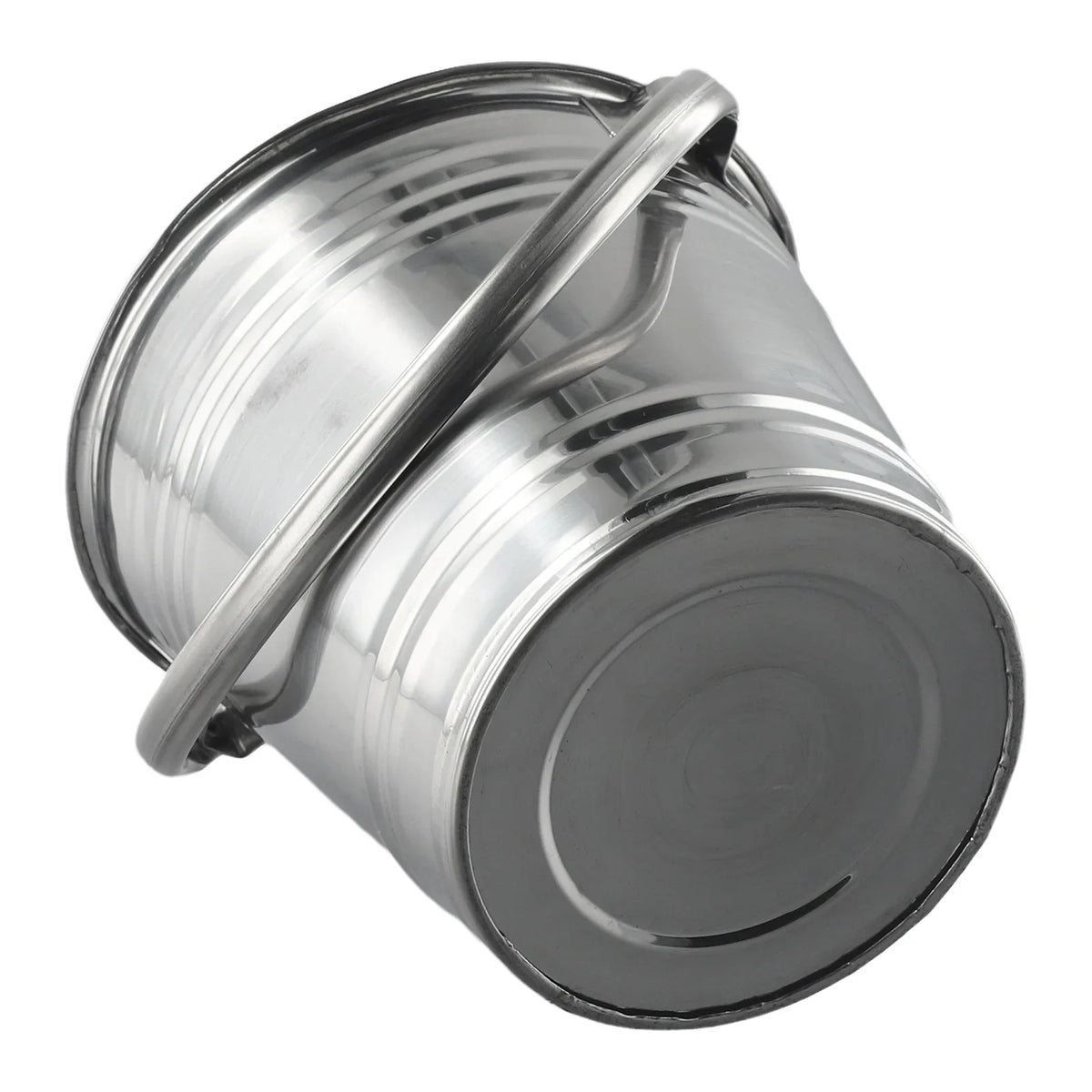 Balde De Gelo Portátil De Aço Inoxidável, Recipiente De Gelo Ao Ar Livre, Vinho e Cerveja Refrigerador, Ice Tong para Festa, Cubo De Gelo Titular, 1.5L