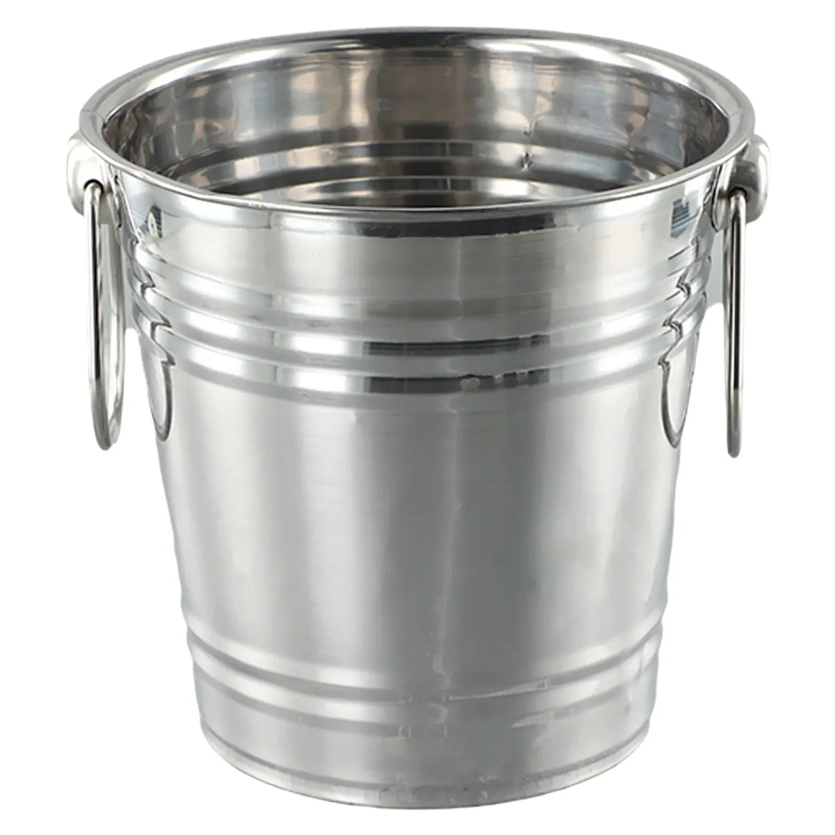 Balde De Gelo Portátil De Aço Inoxidável, Recipiente De Gelo Ao Ar Livre, Vinho e Cerveja Refrigerador, Ice Tong para Festa, Cubo De Gelo Titular, 1.5L