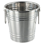 Balde De Gelo Portátil De Aço Inoxidável, Recipiente De Gelo Ao Ar Livre, Vinho e Cerveja Refrigerador, Ice Tong para Festa, Cubo De Gelo Titular, 1.5L