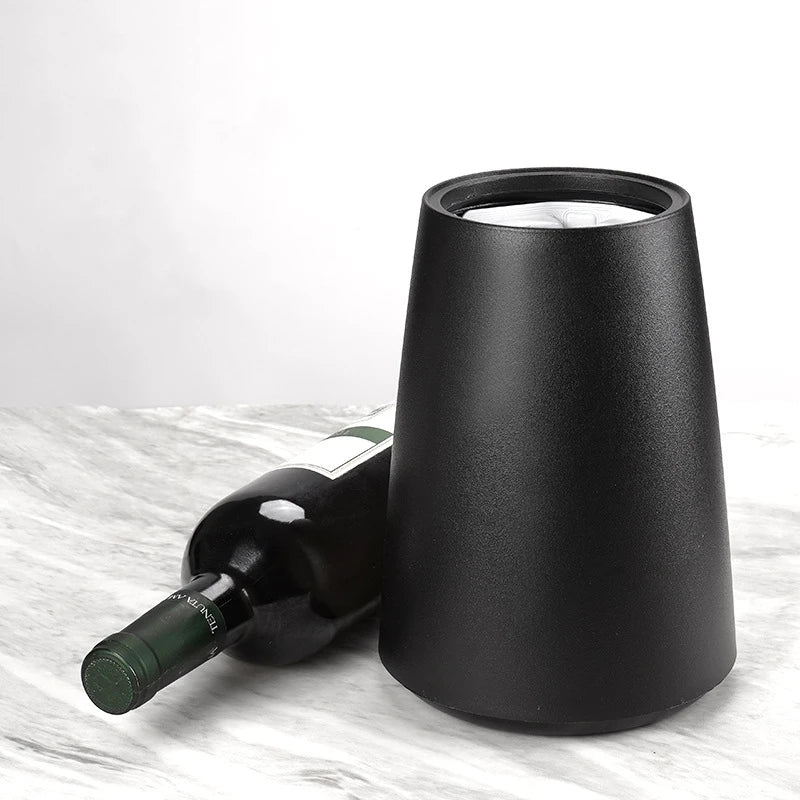 Balde de gelo portátil vinho, Garrafa refrigerador frio, Arrefecimento rápido, Champagne, Jarro de refrigeração removível, Exterior