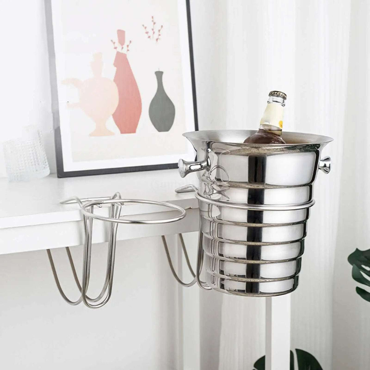 Desktop Ice Bucket Stand, Cooler Stand, Beerbarrel Rack, Wine Bucket, Outdoor, Cocktail Parties, Cooking Household, Viagem