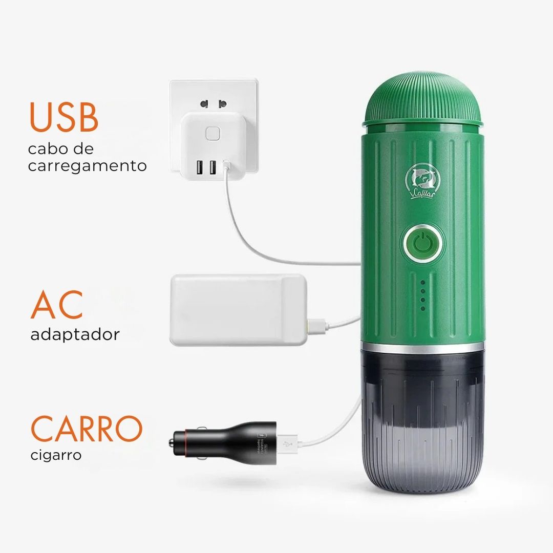 Máquina de café portátil para carro e casa, cafeteira Expresso, Nexpresso Dolce Pod, cápsula de café em pó, 40ml, 70ml, 19Bar Fit