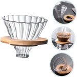 Despeje Sobre Cafeteira, Servidor de Café Carafe, Gotejador De Vidro, Filtro, 1-4 Copos, 360 ml, 600ml