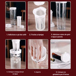 Máquina de infusão fria, Chaleira, Jarro de água, Fazendo café gelado, Chá de frutas de limonada para geladeira, 1.1L, Verão