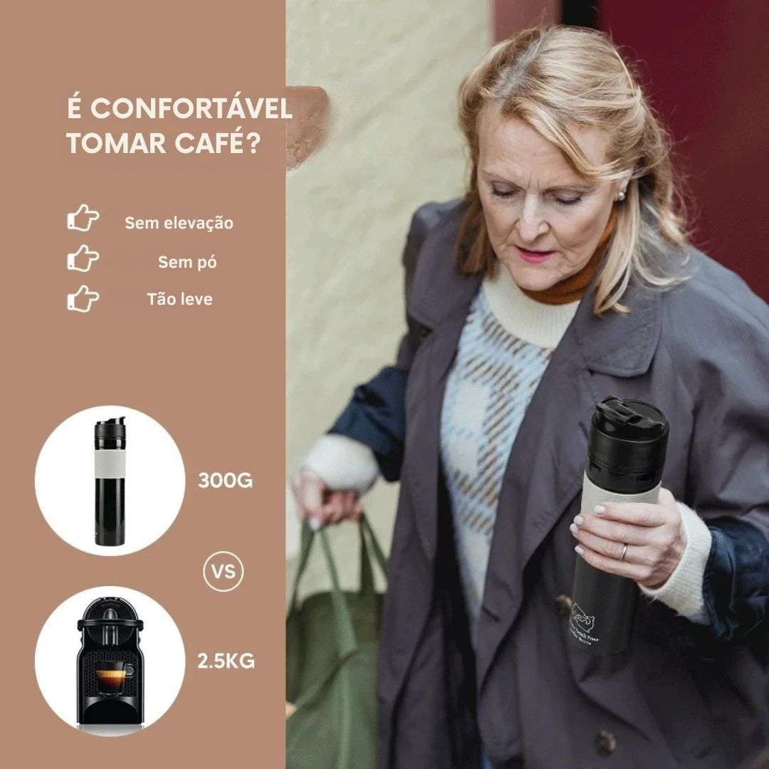 Prensa Francesa Portátil Isolada Cafeteira, Caneca De Viagem, Grupo Premium Será Melhor, Original, ICafilas