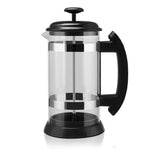 Manual de aço inoxidável bule de vidro, cafeteira, filtro coador, pressione êmbolo, café expresso, cafeteira francesa, 1000ml