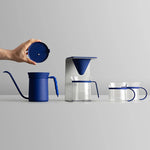 Kit de fabricação minimalista de alta qualidade, cafeteira para viagem ao ar livre, conjunto para café, chaleira, gotejador, copo