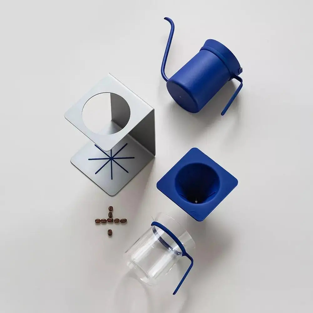 Kit de fabricação minimalista de alta qualidade, cafeteira para viagem ao ar livre, conjunto para café, chaleira, gotejador, copo