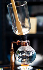 Cafeteira De Sifão De Vidro Conjunto De Pote De Compartilhamento, Home Cafe Brewing Potes