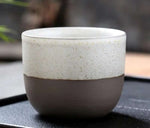120ml criatividade retro xícaras de chá cerâmica áspera artesanal família mestre copo fosco forno caneca café casa chá chinês kung fu xícara de chá
