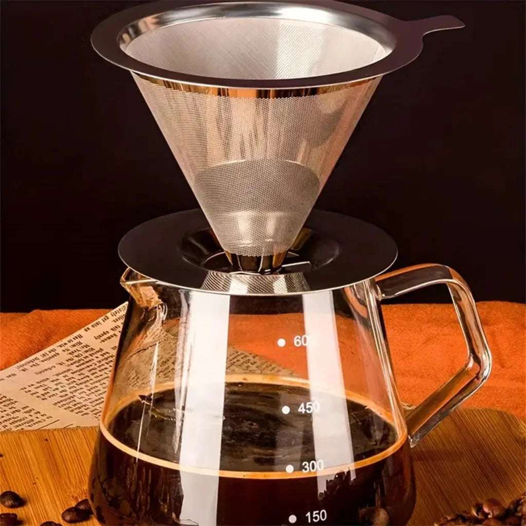 Coador Inox Reutilizável para Café - Sustentável e Prático
