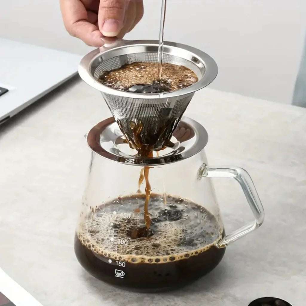 Coador Inox Reutilizável para Café - Sustentável e Prático