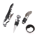 Vinho Aerador Pourer Set, 4 Peças Pressão Abridor De Garrafas, Vinho Despeje Bico, Rolhas Abridor De Garrafas, Rolha De Vinho