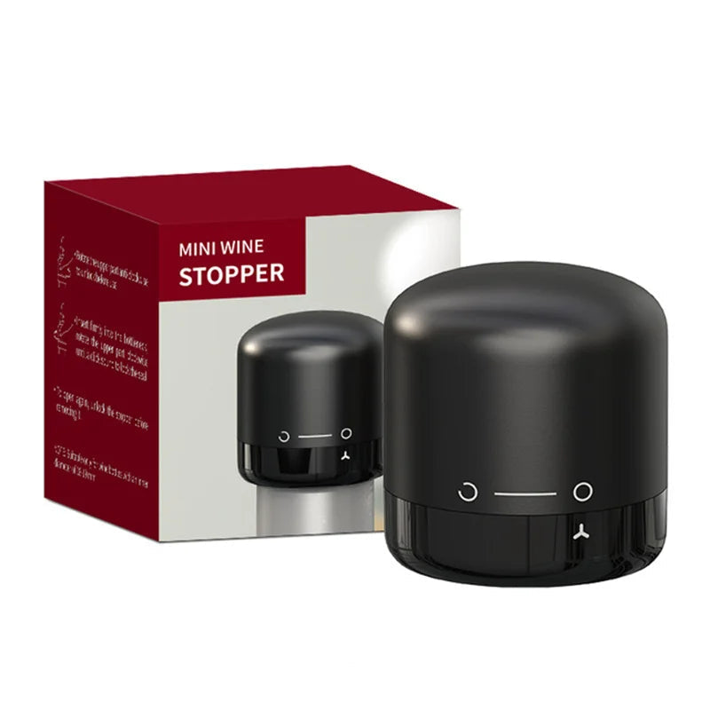 Vinho Aerador Pourer Set, 4 Peças Pressão Abridor De Garrafas, Vinho Despeje Bico, Rolhas Abridor De Garrafas, Rolha De Vinho