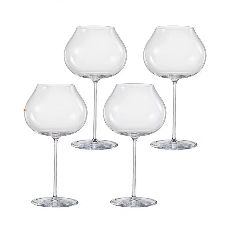 Copo de vinho Borgonha, cálice Borgonha, estilo RONA, cristal super fino, branco escuro, adequado para degustação exclusiva de sommeliers, 1 a 6 peças