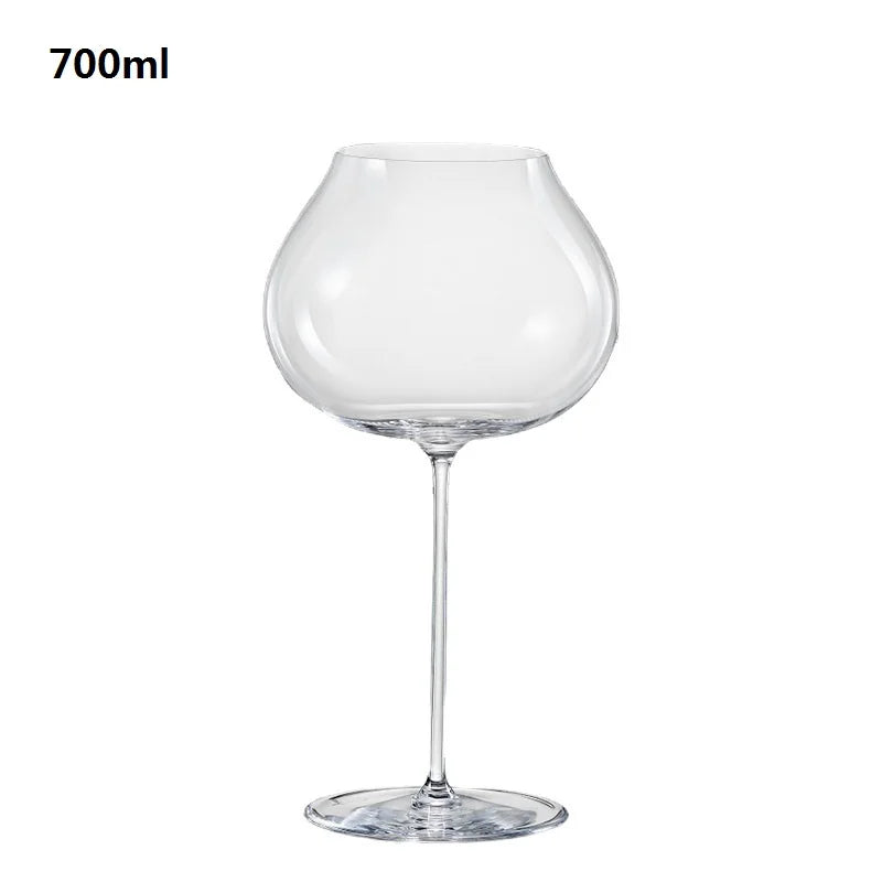 Copo de vinho Borgonha, cálice Borgonha, estilo RONA, cristal super fino, branco escuro, adequado para degustação exclusiva de sommeliers, 1 a 6 peças