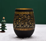 Vidro do vinho tinto, cálice colorido, cerveja home, 1 parte